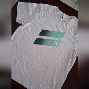 Hurley White Tee with Blue Graphic